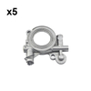 Holzfforma 5PCS Oil Pump For HUS 362 365 371 372 Chainsaw #503 52 13-05
