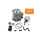 56MM Bore Cylinder Piston Kit Air Filter Intake Grooved Ball Bearing Fuel Hose Fuel Filter Spark Plug For TS700 TS800 Concrete Saw