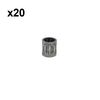 Holzfforma 20PCS Piston Needle Bearing For HUS 55 350 Chainsaw #501 45 16-01
