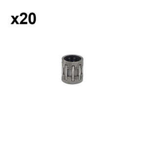 Holzfforma 20PCS Piston Needle Bearing For HUS 55 350 Chainsaw #501 45 16-01