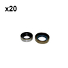 Holzfforma 20PCS FarmerBoss™ Oil Seal Set(Viton Rubber) 15x24x7, 17x28x7 For ST TS400 Concrete Cut Off Saw #9640 003 1570,9640 003 1745