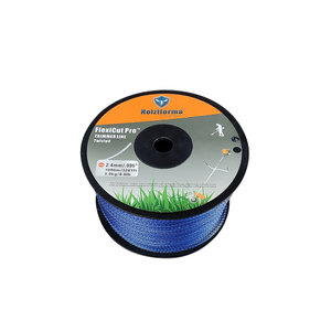 Holzfforma FlexiCut Pro™ 2.4mm/.095"x1000m/3281ft String Trimmer Cutting Line Twisted Type Durability Sharpness Low Noise and Top Grade Quality