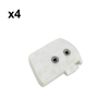 Holzfforma 4PCS Air Filter Felt For ST MS380 038 MS381 Chainsaw #1119 120 1607