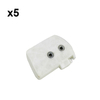 Holzfforma 5PCS Air Filter Felt For ST MS380 038 MS381 Chainsaw #1119 120 1607