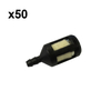 Holzfforma 50PCS Fuel Filter (Tip Diam:4.3mm Body Diam:13.5mm) For HUS 142