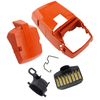 Cylinder Shroud Top Cover Air Filter Cover Air Filter Clip Spring Air Filter Base For Hus 362 365 371 372 Chainsaw Spare Parts