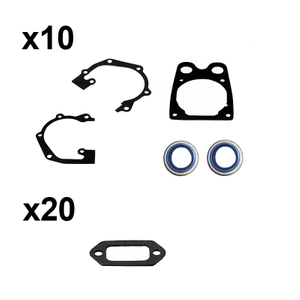  Crankcase Gasket Cylinder Gasket Muffler Gasket 15x26x6 Oil Seal Set For Hus K750 Concrete Cut Off Saw