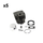 5Sets 46MM Bore Cylinder Piston Kits With Cylinder Gasket Muffler Gasket Piston Needle Cage For Hus55