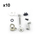 Farmertec 10PCS Chain Adjuster Set For ST MS260 026 028 MS360 MS340 036 034 MS361 MS440 044 MS460 046 MS660 066 Chainsaw #1127 007 1003