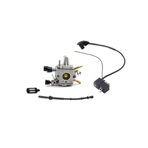 Carburetor Ignition Coil Fuel Line NGK Spark Plug Replacement For Stihl FS120 FS200 FS250 Brush Cutter