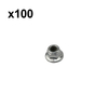 Bulk 100Pcs M5-0.8 or 5mm Metric Hex Flange Stop Lock Nut For FS55 FS55R TS700 TS800 Replace # 9216 263 0700