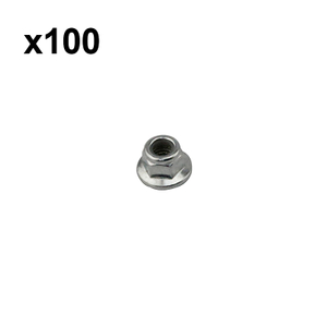 Bulk 100Pcs M5-0.8 or 5mm Metric Hex Flange Stop Lock Nut For FS55 FS55R TS700 TS800 Replace # 9216 263 0700