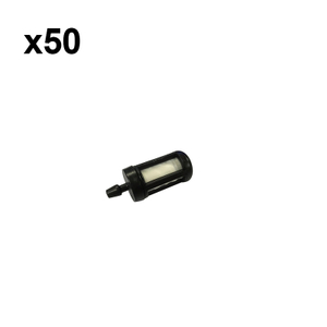 Bluk 50pcs Fuel Filter For Chainsaw Trimmers & Blowers FS55 FS46 FS45 BG72 BG75 Tip Diam: 6.3mm / Body Diam: 17.5mm Replace OEM#:0000 350 3502