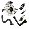 Carburetor Z. Fuel Hose Filter Oil Hose Filter L7TC Spark Plug For Stihl MS660 066 Chainsaw