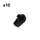 Holzfforma 10PCS Air Filter Cover Twist Lock For ST MS250 MS230 025 023 Chainsaw #1123 141 2301