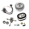 Ignition Coil Oil Seal Crankshaft Bearings Spark Plug Air Filter Woodruff Key Flywheel For Stihl MS660 066 Chainsaw