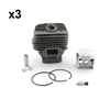 3PCS Cylinder Piston Kits Decompression Valves For Stihl MS660 066 Chainsaw
