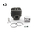 3PCS Cylinder Piston Kits Decompression Valves For Stihl MS660 066 Chainsaw