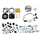 Screws Hardware Kit Rubber Kit Gaskets Brake Hardware Set Inner Side Plate For Stihl MS660 066 Chainsaw