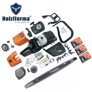 Holzfforma 122CC G888 Gasoline Chain Saw Power Head With 76inch Three Chains And Bar Already Tested All parts are For MS880 088 Chainsaw Covers Muffler and Air Filter not Assembled For US Customers