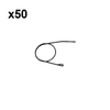 Holzfforma 50PCS Pawl Spring For HUS 61 268 272 Chainsaw #501 67 35-01