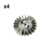 Holzfforma 4PCS Flywheel For HUS 362 365 371 372 Chainsaw #537 05 16-05