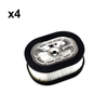 Holzfforma 4PCS Air Filter For ST MS660 066 Chainsaw #0000 120 1653