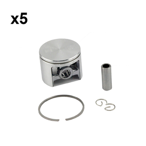 Holzfforma 5PCS Piston Kit with Bore 52mm For HUS 272 Chainsaw #506 26 02 01