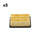 Holzfforma 5PCS Air Filter For HUS 61 268 272 Chainsaw #503 44 72-03