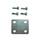Farmertec Backing Plate With 4pcs M5x16 Screw For ST FS120 FS200 FS250 FS400 FS450 FS480