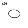 Holzfforma 10PCS Piston Ring 66x1.5mm For ST 070 090 Chainsaw #1106 034 3010