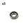 Farmertec 3PCS Grooved Ball Bearing 17x40x14 For ST MS660 066 Chainsaw #9523 003 4555