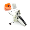 Holzfforma Rear Fuel Tank with Fuel Cap Air Filter Air Filter Cover Combo For ST MS380 038 Chainsaw