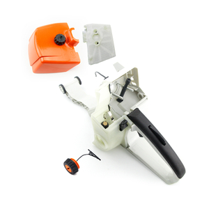 Holzfforma Rear Fuel Tank with Fuel Cap Air Filter Air Filter Cover Combo For ST MS380 038 Chainsaw