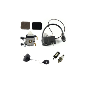 Carburetor Ignition Coil Air Filter Set Fuel Filter L7TC Spark Plug Fuel Cap For Stihl FS55 Chainsaw