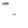 Bulk 200Pcs Spline Screw Bolt-T27 Torx 5MM 16MM IS-M5X16 OEM# 9022 341 0980