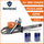 71cc Holzfforma G372 Chainsaw Power Head 24" Bar Standard Ripping Skip Chain