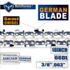 3/8" .063"(1.6mm) 18inch 66DL Semi Chisel Saw Chain For Many Stihl Chainsaws Like MS361 MS362 MS380 MS390 MS440 MS441 MS460 MS461 MS660 MS661 MS650