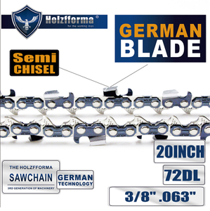 3/8" .063"(1.6mm) 20inch 72DL Semi Chisel Saw Chain For Stihl Chainsaw MS361 MS362 MS380 MS390 MS440 MS441 MS460 MS461 MS660 MS661 MS650