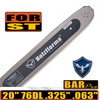Holzfforma® .325 .063 20inch 76DL Guide Bar For Many Stihl Chainsaws like Stihl MS170 MS180 MS181 MS190 MS191T MS192T MS200 MS200T MS210 MS211 MS230 MS250 017 018 020 021 023 025