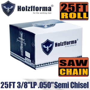 3/8"LP .050" 25FT 410DL Semi Chisel Roll Chain With 10pcs Matched Connecting links and 6 boxes