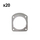 Holzfforma 20PCS Cylinder Gasket For HUS 61 268 272 Chainsaw #501 51 22-04