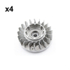 Holzfforma 4PCS Metal Flywheel For ST MS660 066 Chainsaw #1122 400 1217