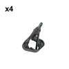 Holzfforma 4PCS Flange For ST MS660 066 Chainsaw #1122 120 2200