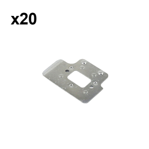 Holzfforma 20PCS Cooling Plate For ST MS440 044 Chainsaw #1128 141 3201