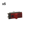 Holzfforma 5PCS Stop Switch For HUS 137 142 Chainsaw #503717901