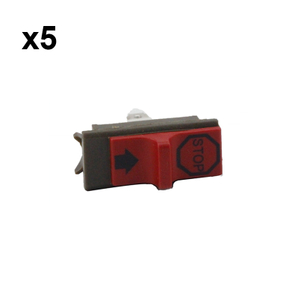 Holzfforma 5PCS Stop Switch For HUS 137 142 Chainsaw #503717901