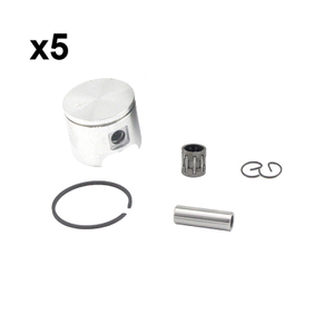 5PCS 46mm Piston Kit And Piston Needle Bearing Chainsaw Repair Parts For Husqvarna 55 Chainsaw