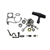 Crankshaft Crankcase Cylinder Muffler Gasket Set Fuel Hose & Fuel Filter Oil Hose & Oil Filter Bearings Oil Seals Spark Plug Piston Needle Bearing Starter Handle For MS360 MS340 036 034 Chainsaw