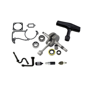 Crankshaft Crankcase Cylinder Muffler Gasket Set Fuel Hose & Fuel Filter Oil Hose & Oil Filter Bearings Oil Seals Spark Plug Piston Needle Bearing Starter Handle For MS360 MS340 036 034 Chainsaw